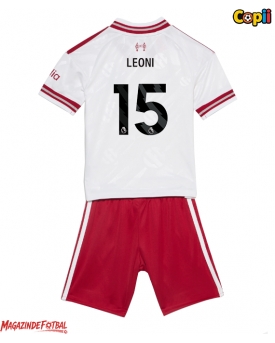 Liverpool Giovanni Leoni #15 Echipament de Fotbal Replică 2026-27 Copii Deplasare (+ Șorturi)